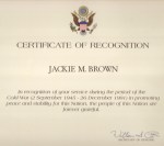 Cold War Certificate